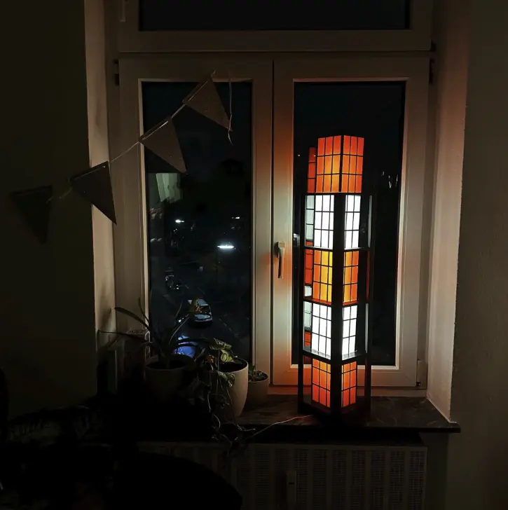 Gedruckte Stadionturm-Lampe mit optionaler LED-Beleuchtung